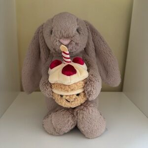 Jellycat Bashful Beige Birthday Bunny